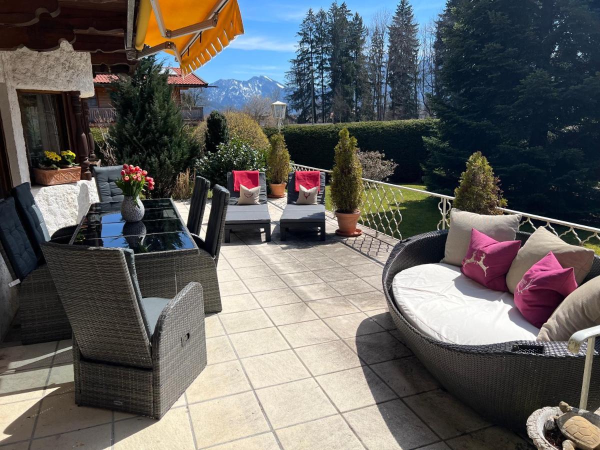 Alpen Suite Tegernsee - Grosse Sonnenterasse Und Idyllischer Garten Bad Wiessee Eksteriør billede